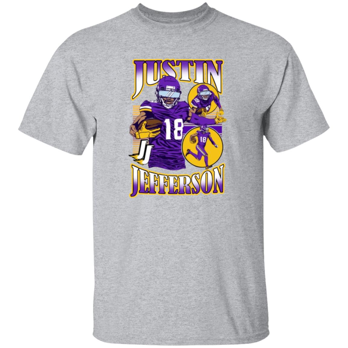 Justin Jefferson Hoodie Jjettas Store Jjettas Highlights Hoodie - Teechipus