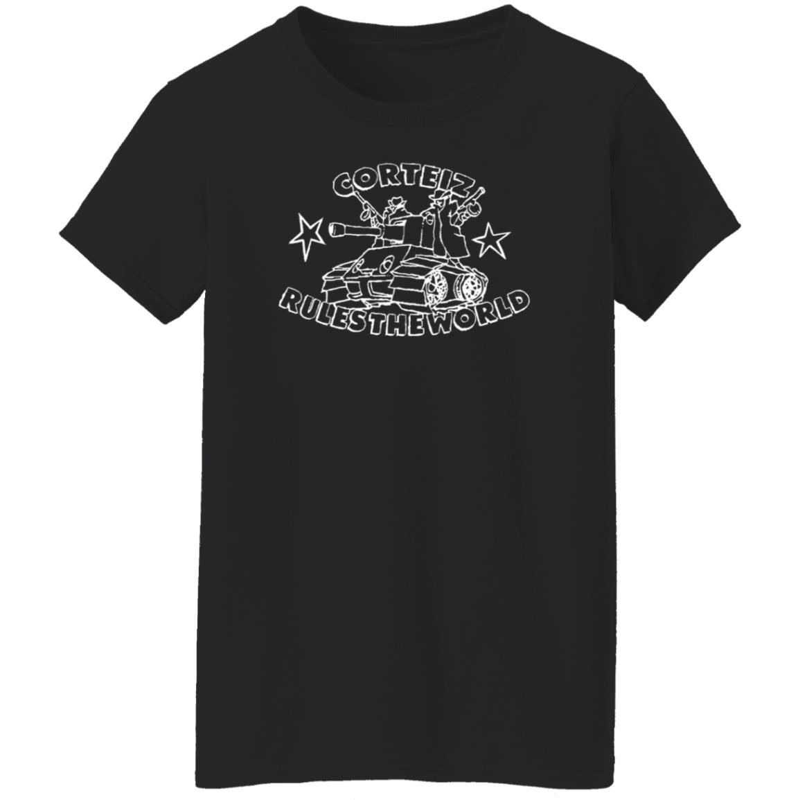 Corteiz Rules The World Merch No Limit Souljaz Shirt - Teechipus