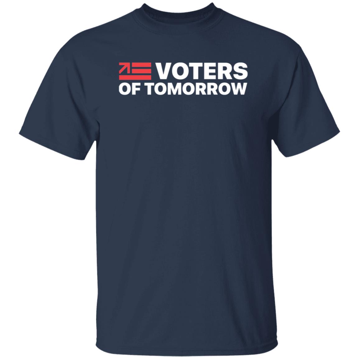 Voters Of Tomorrow Shirt Votersoftomorrow Merch Team Democracy Shirt - Teechipus
