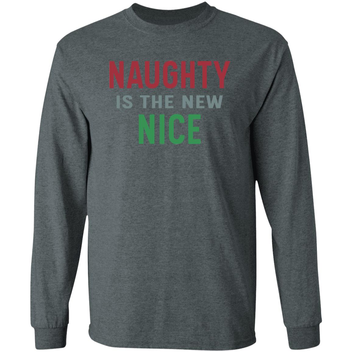 Naughty Is The New Nice Christmas T Shirt Hoodie Sweatshirt - Teechipus
