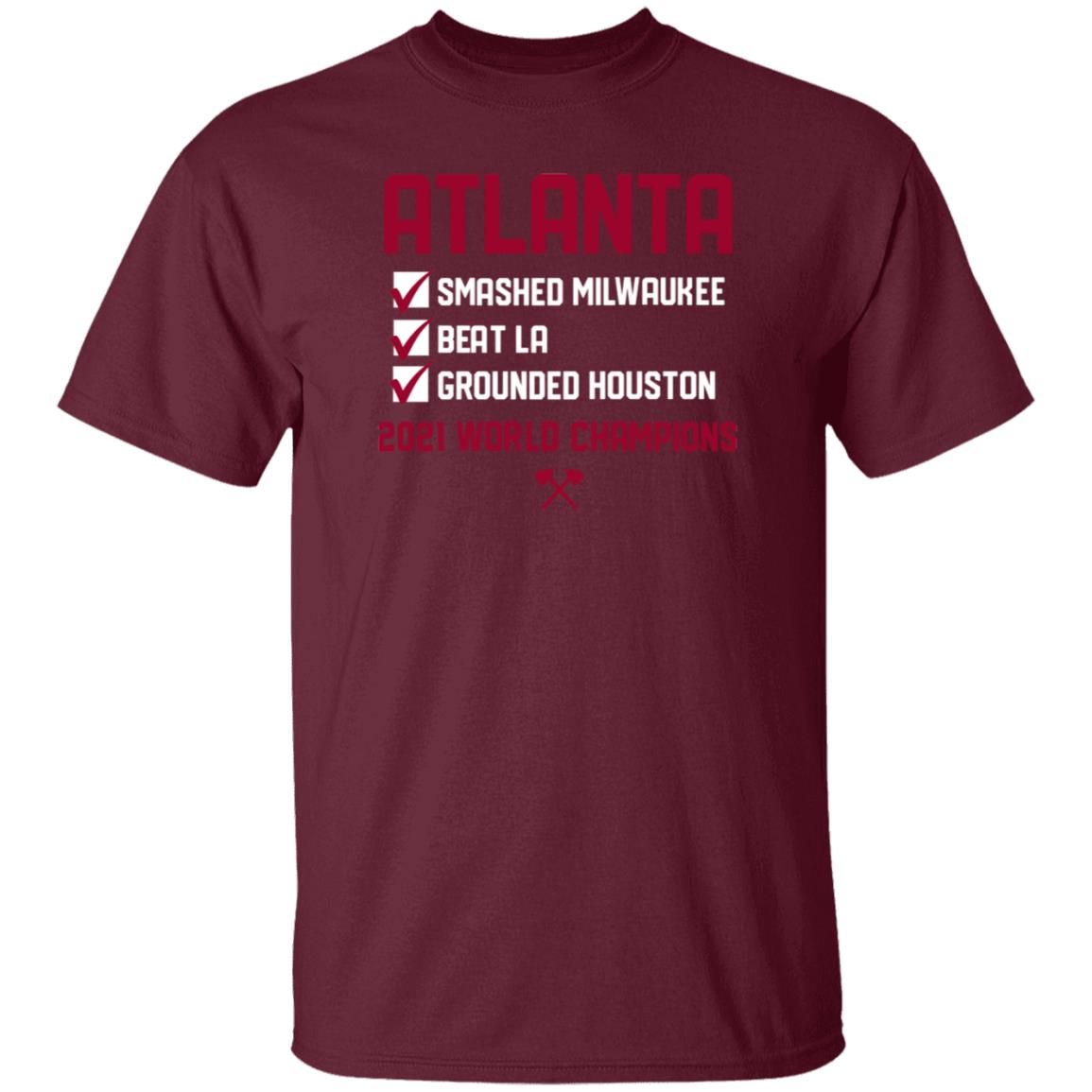 2021 World Champions Checklist Shirt Choplanta Store - Teechipus