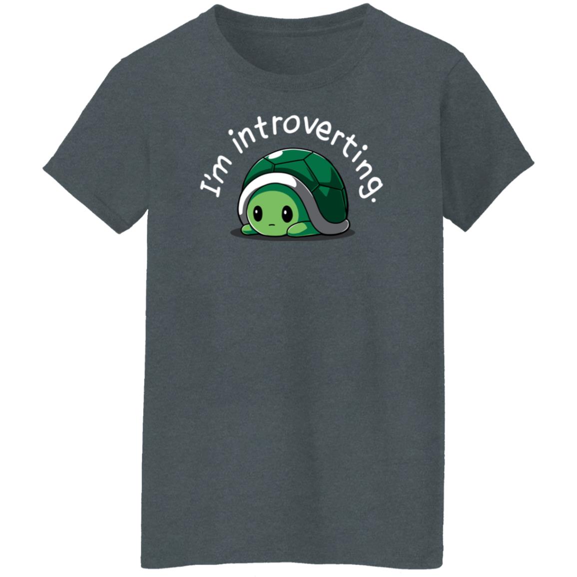 Tee Turtle Merch I'm Introverting Shirt - Teechipus