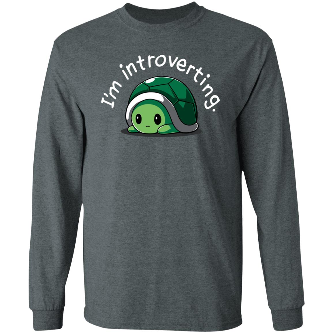 Tee Turtle Merch I'm Introverting Shirt - Teechipus