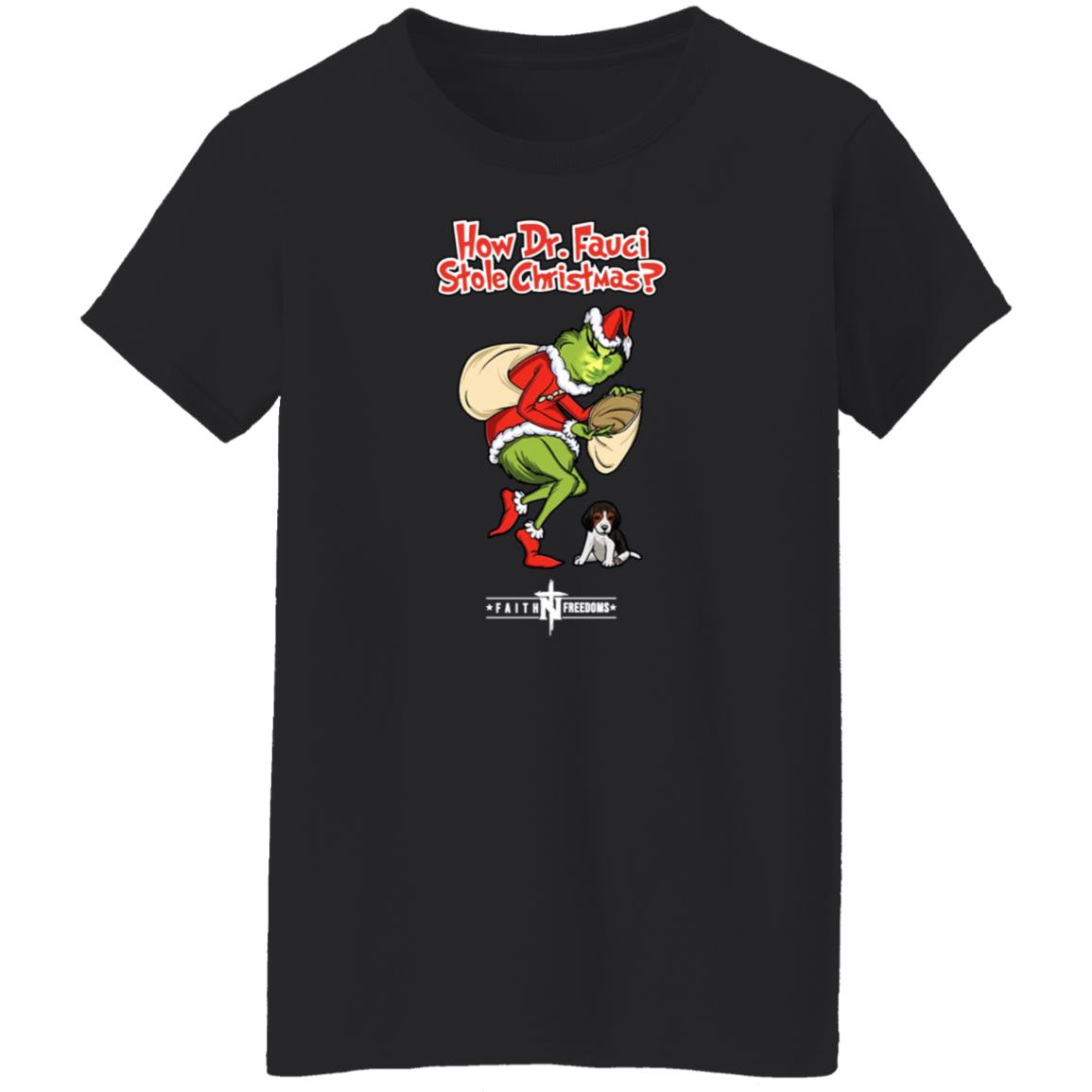 Matt Couch How Dr Fauci Stole Christmas Shirt Faithnfreedoms Merch - Teechipus