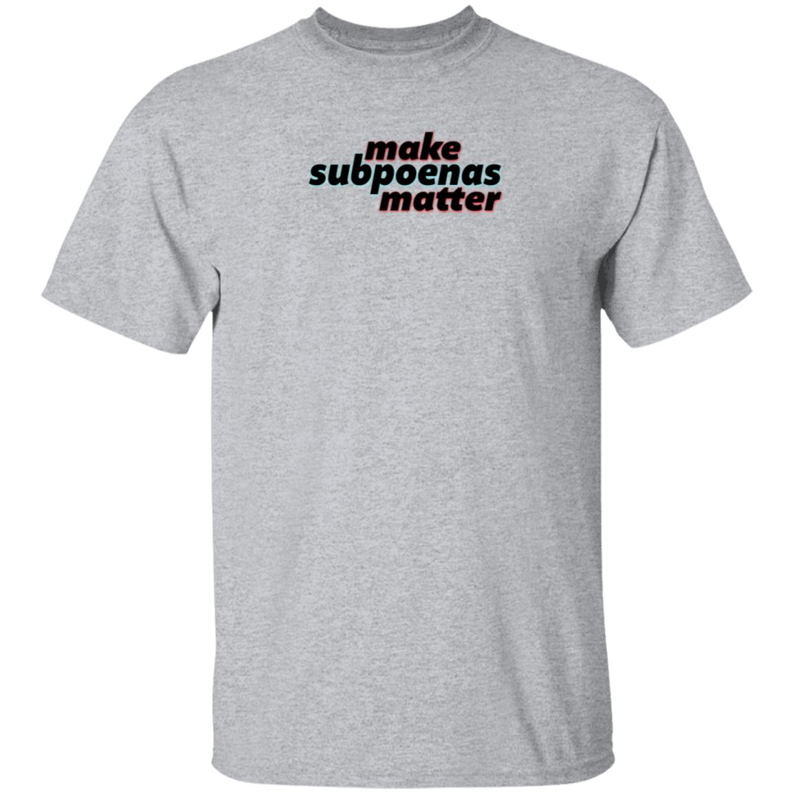 Make Subpoenas Matter Shirt RB Make Subpoenas Matter Shirt Hoodie Sweatshirt - Teechipus