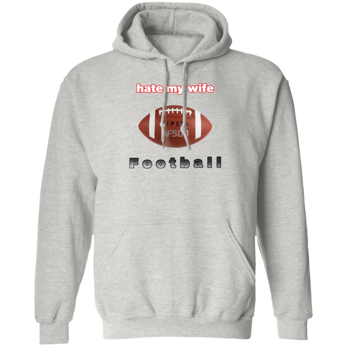 Haunted Starbucks Merch Hate My Wife Football Shirt - Teechipus