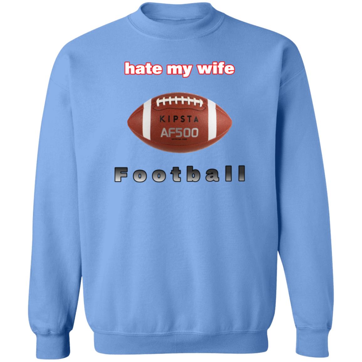Haunted Starbucks Merch Hate My Wife Football Shirt - Teechipus