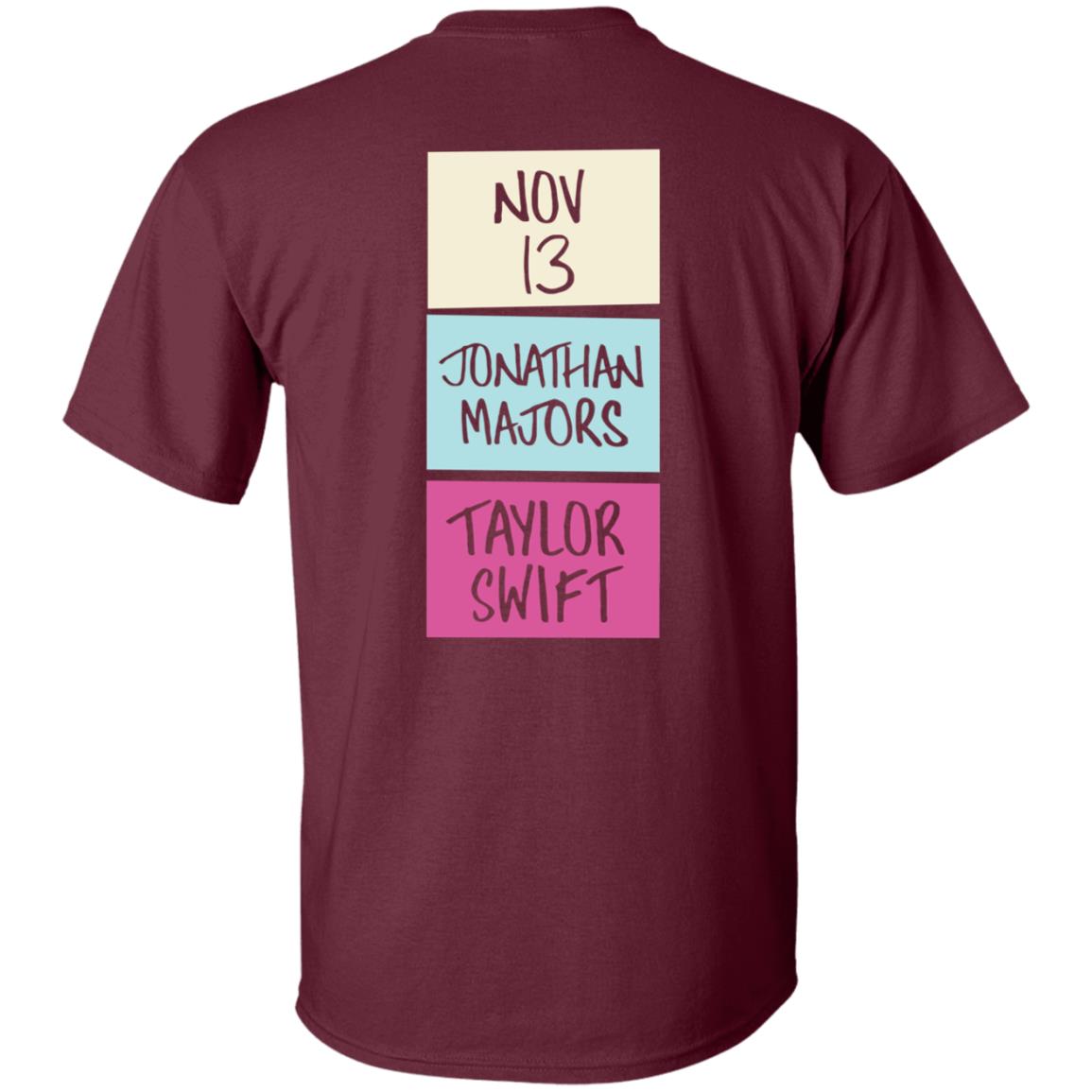 Nov 13 Jonathan Majors Taylor Swift Shirt Nbcstore Merch Legit Don’T Care At All Shirt Hoodie Sweatshirt Damn Ninaaaa - Teechipus