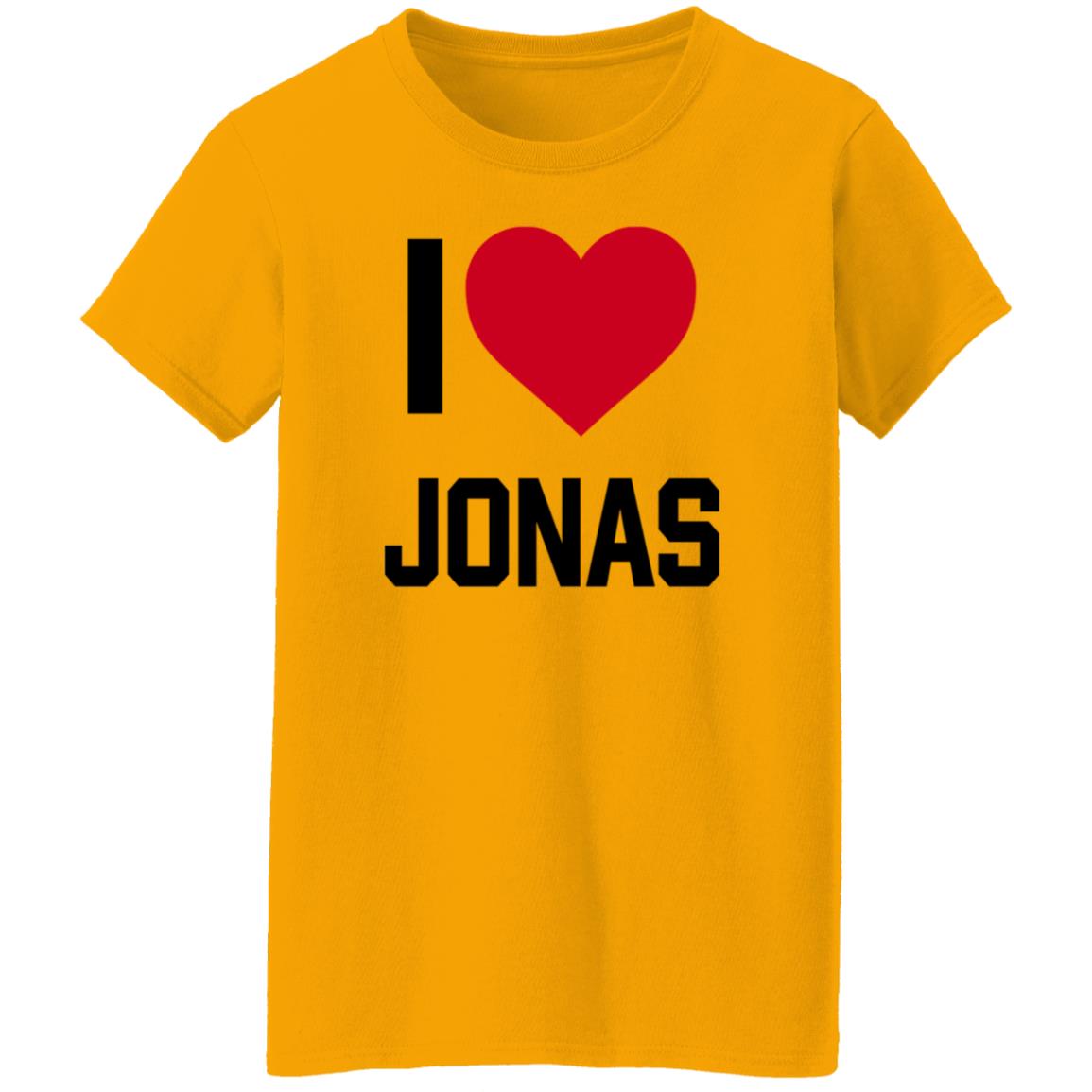 Jonas Brothers Family Roast Show On Netflix I Love Jonas Shirt Pete Davidson I Love Jonas Shirt - Teechipus