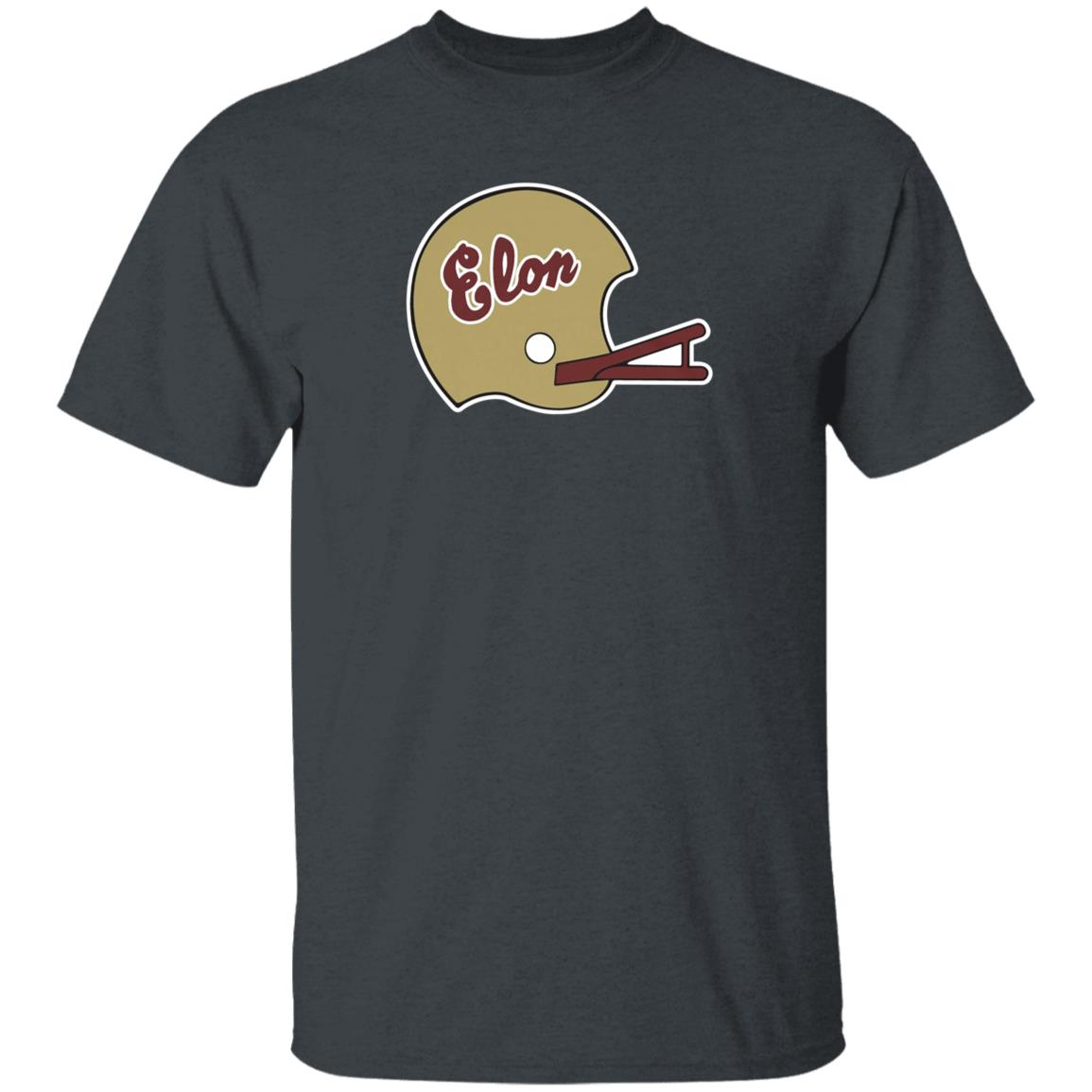 Wes Durham Elon Football 1980'S Helmet Shirt Breakingt Merch Elon Football 1980'S Helmet Shirt - Teechipus