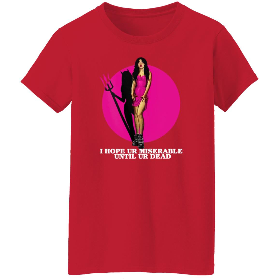 I Hope Ur Miserable Until Ur Dead Sweatshirt Nessa Barrett Merch Hope Ur Miserable Sweatshirt - Teechipus