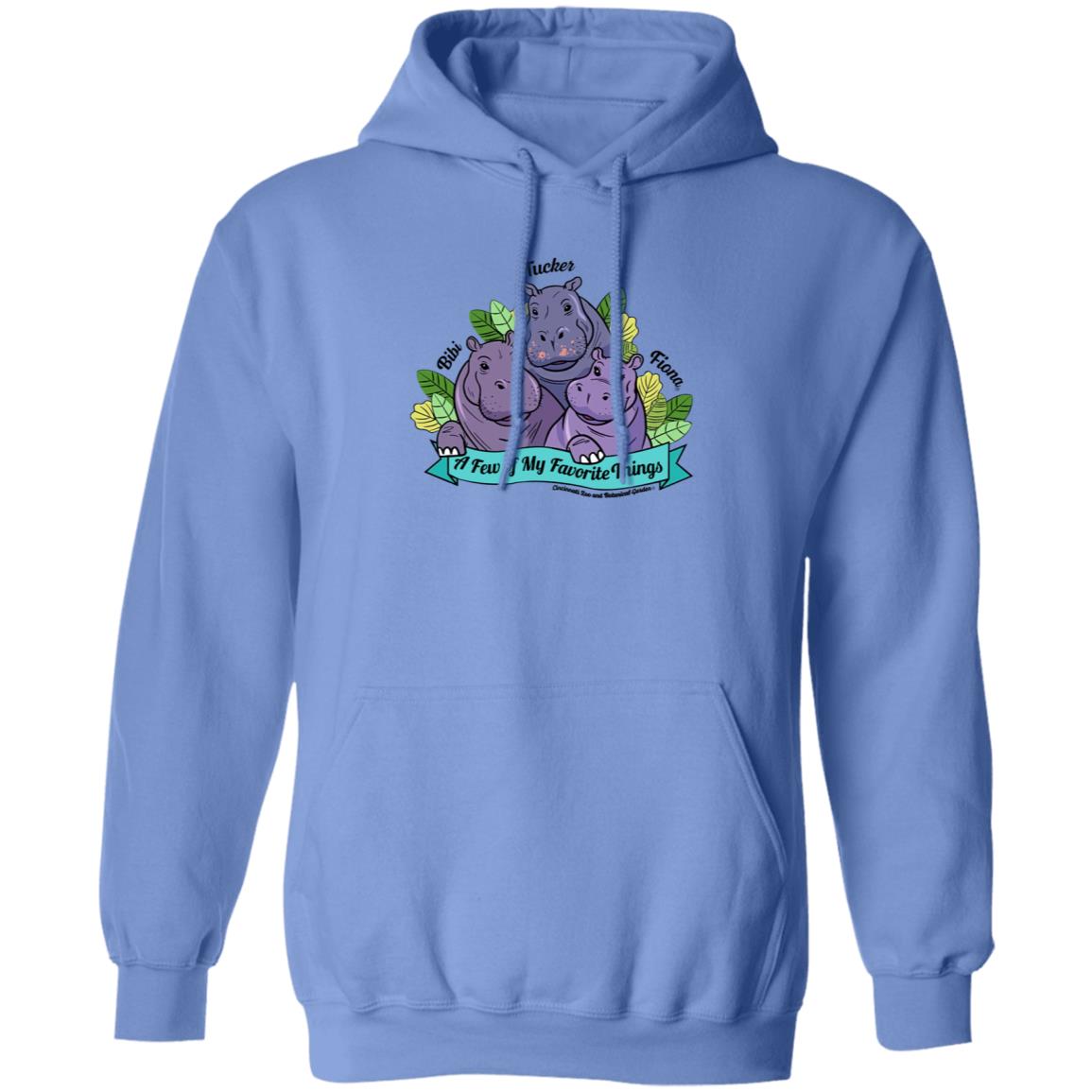 Favorite Hippo Trio Shirt Hoodie Sweatshirt - Teechipus