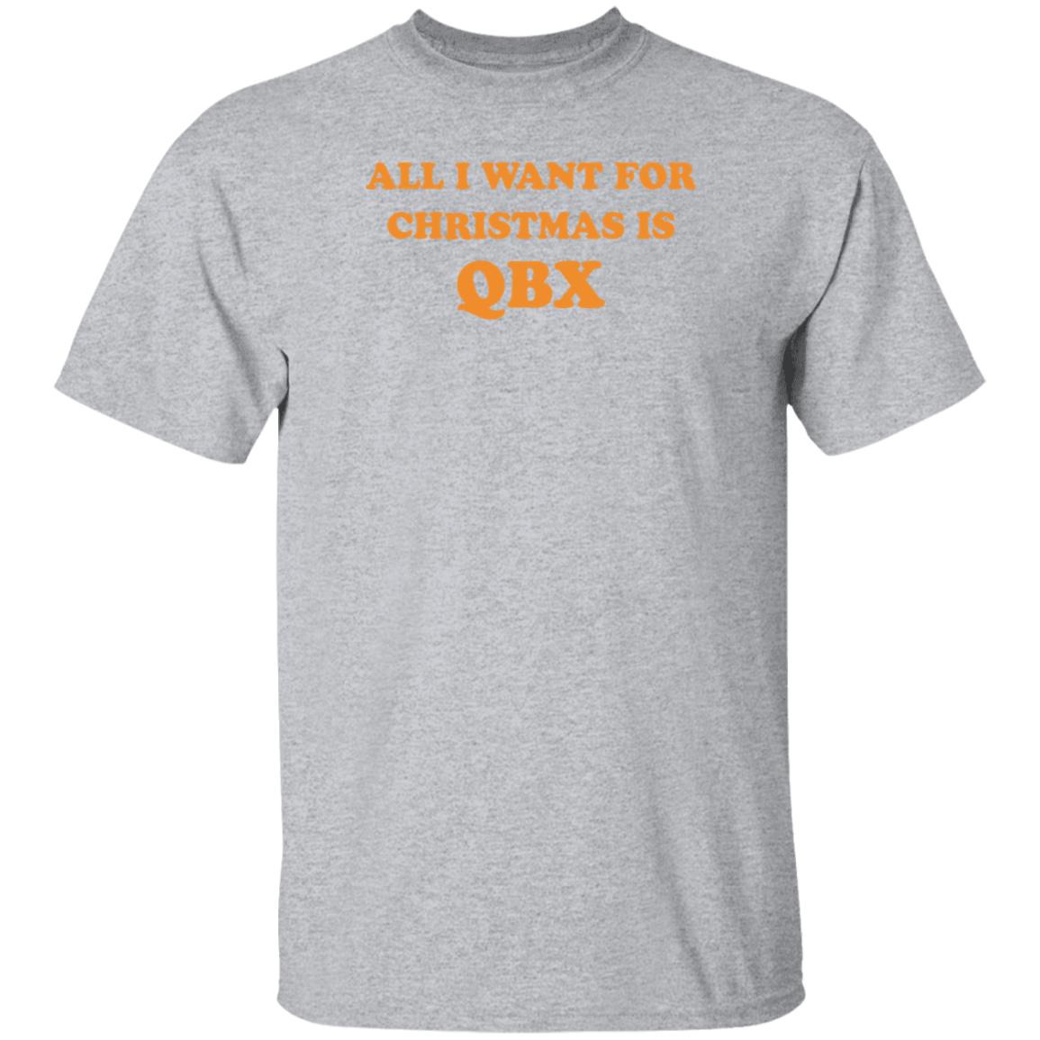 All I Want For Christmas Is Qbx Shirt JP Finlay - Teechipus