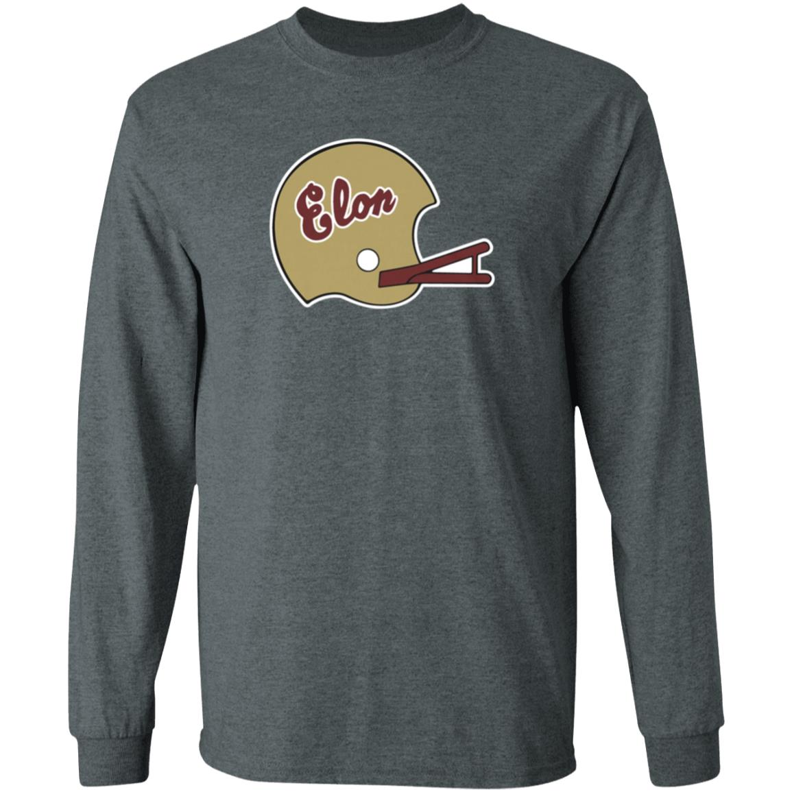 Wes Durham Elon Football 1980'S Helmet Shirt Breakingt Merch Elon Football 1980'S Helmet Shirt - Teechipus