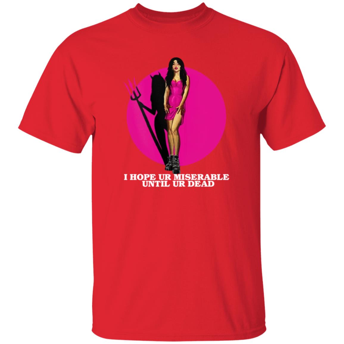 I Hope Ur Miserable Until Ur Dead Sweatshirt Nessa Barrett Merch Hope Ur Miserable Sweatshirt - Teechipus