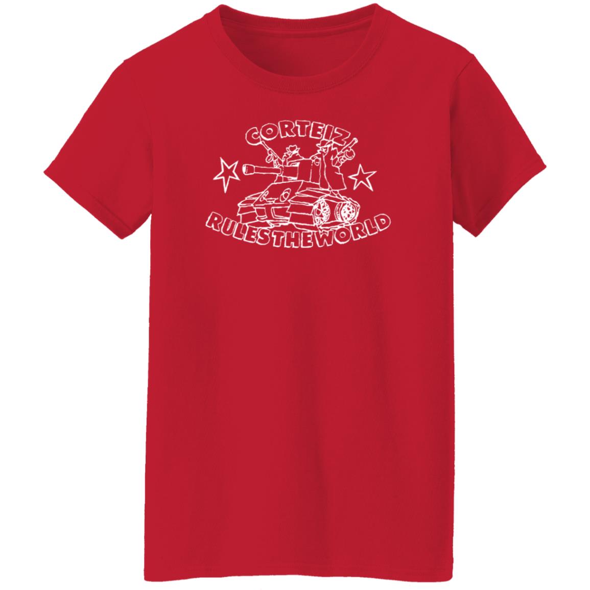 Corteiz Rules The World Merch No Limit Souljaz Shirt - Teechipus
