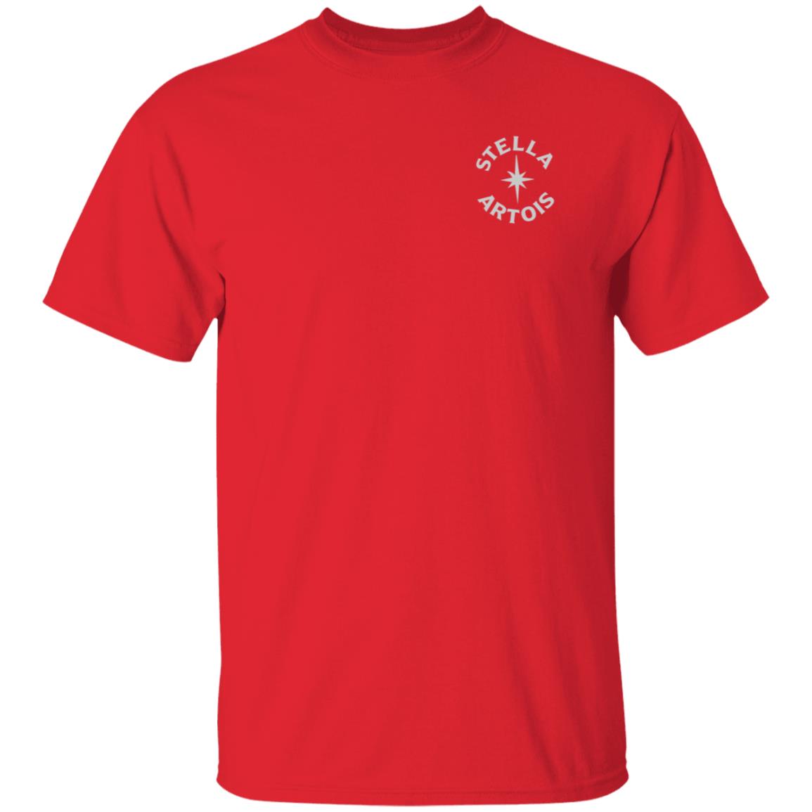 Shop Beer Gear Stella Artois Circle Logo Left Chest Shirt - Teechipus