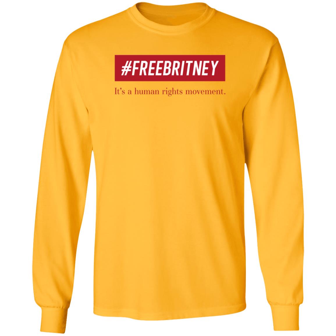 #Freebritney It's A Human Rights Movement Shirt Britney Spears - Teechipus