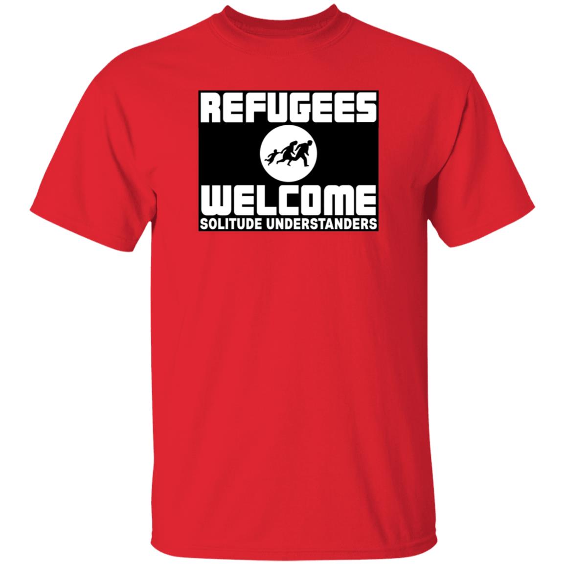 Michael Smiley Refugees Welcome Solitude Understanders Shirt - Teechipus