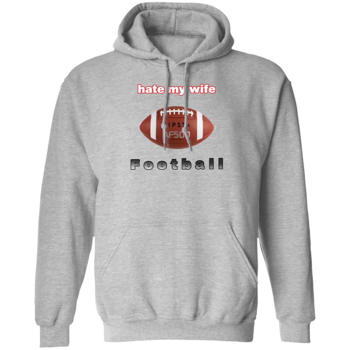 Haunted Starbucks Merch Hate My Wife Football Shirt - Teechipus