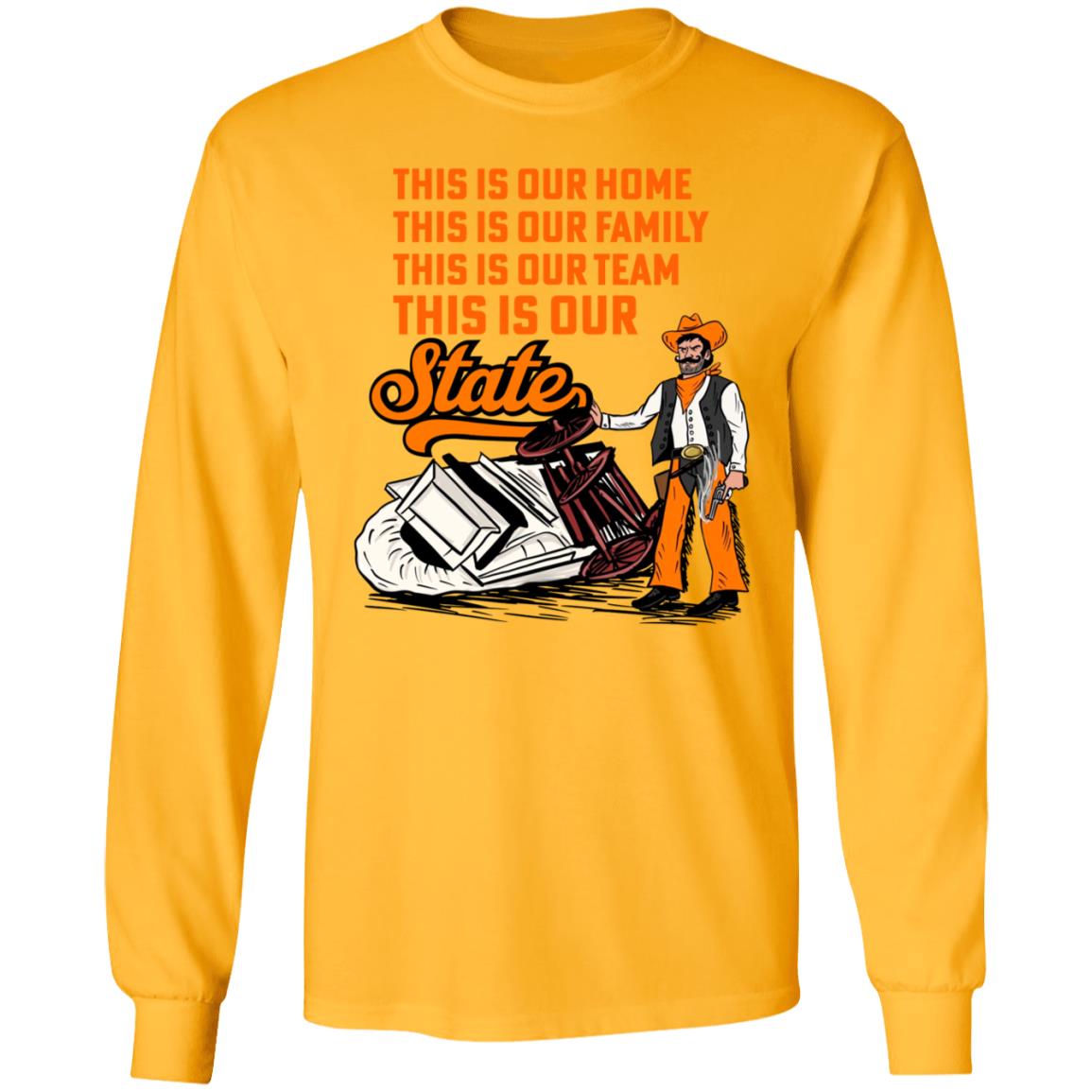 This Is Our State Ok Hoodie Barstool Sports Merch This Is Our Home This Is Our Family This Is Our Team This Is Our State Hoodie - Teechipus