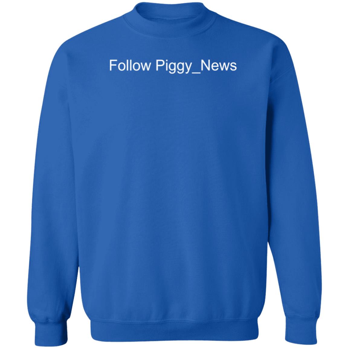 Follow Piggy News Shirt Hoodie Sweatshirt - Teechipus