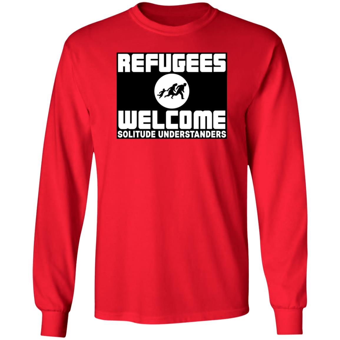 Michael Smiley Refugees Welcome Solitude Understanders Shirt - Teechipus