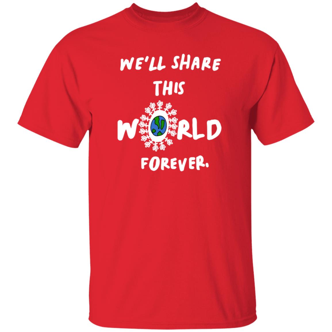 We'll Share This World Forever Long Sleeve T Shirt Lewis Updates - Teechipus
