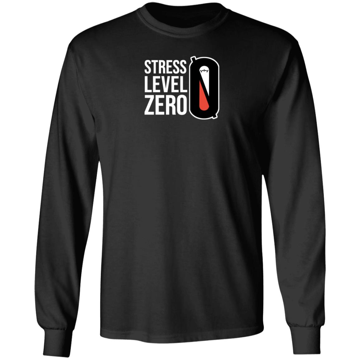 Stress Level Zero Black Shirt Crowd Made Merch Stress Level 0 Black Shirt - Teechipus