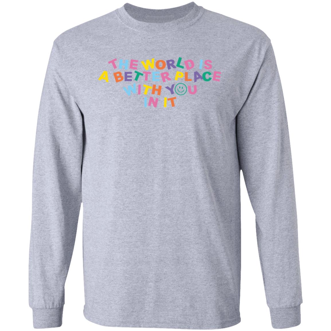 The World Is Better Shirt Samantha Jo Merch - Teechipus
