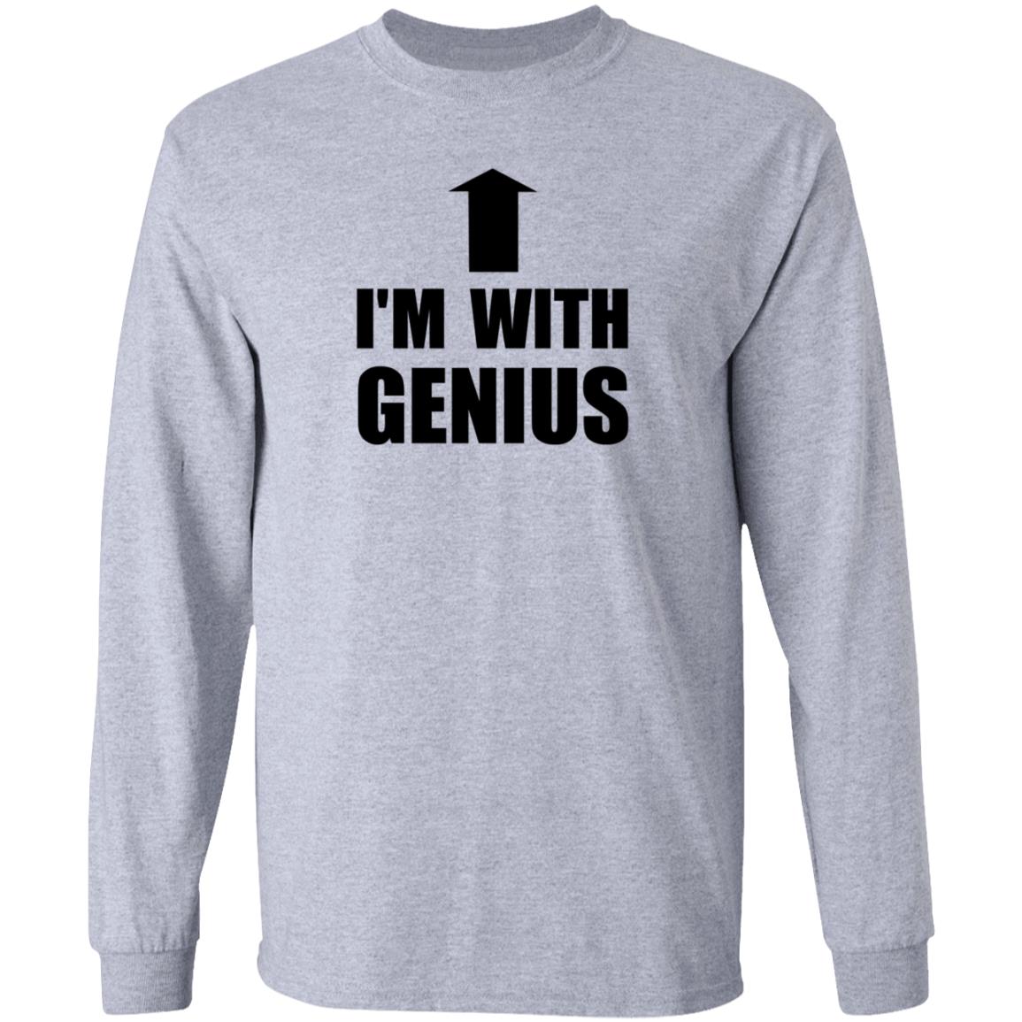 I'm With Genius Shirt Sumsumii I'm With Genius Shirt Hoodie Sweatshirt - Teechipus