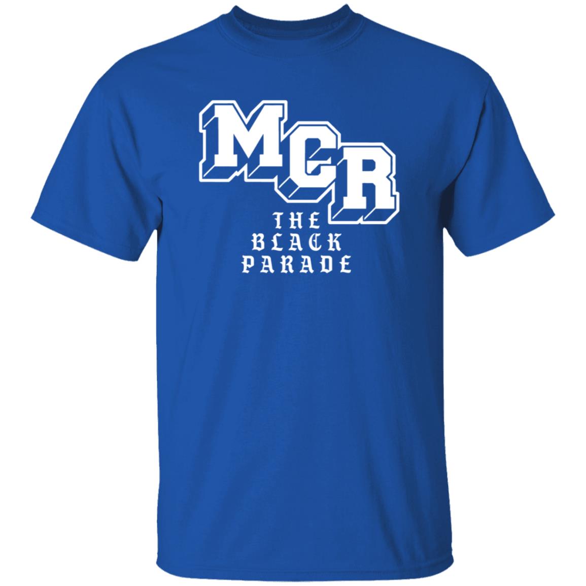My Chemical Romance Merch Block Parade Text Shirt Mcr The Black Parade Shirt - Teechipus