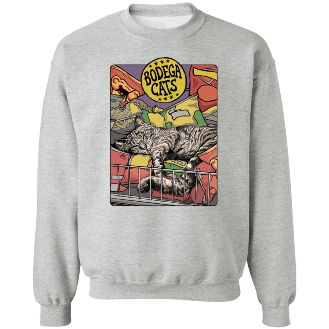Bodega Cats Store Chips Sweatshirt Cory - Teechipus