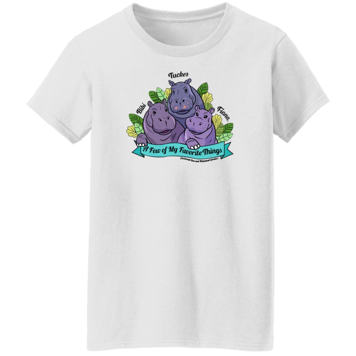 Favorite Hippo Trio Shirt Hoodie Sweatshirt - Teechipus