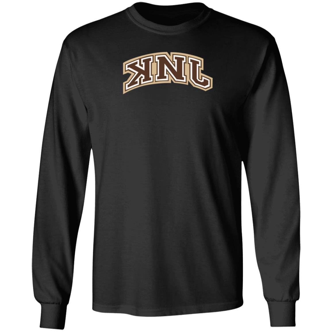 Knj Collegiate Brown Shirt Knj Merch - Teechipus