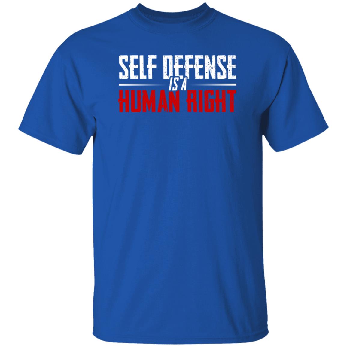 Self Defense Is A Human Right Shirt Hodget Wins Merch Self Defense Shirt - Teechipus
