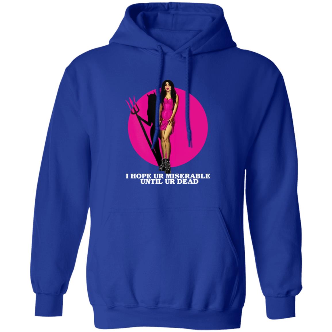 I Hope Ur Miserable Until Ur Dead Sweatshirt Nessa Barrett Merch Hope Ur Miserable Sweatshirt - Teechipus