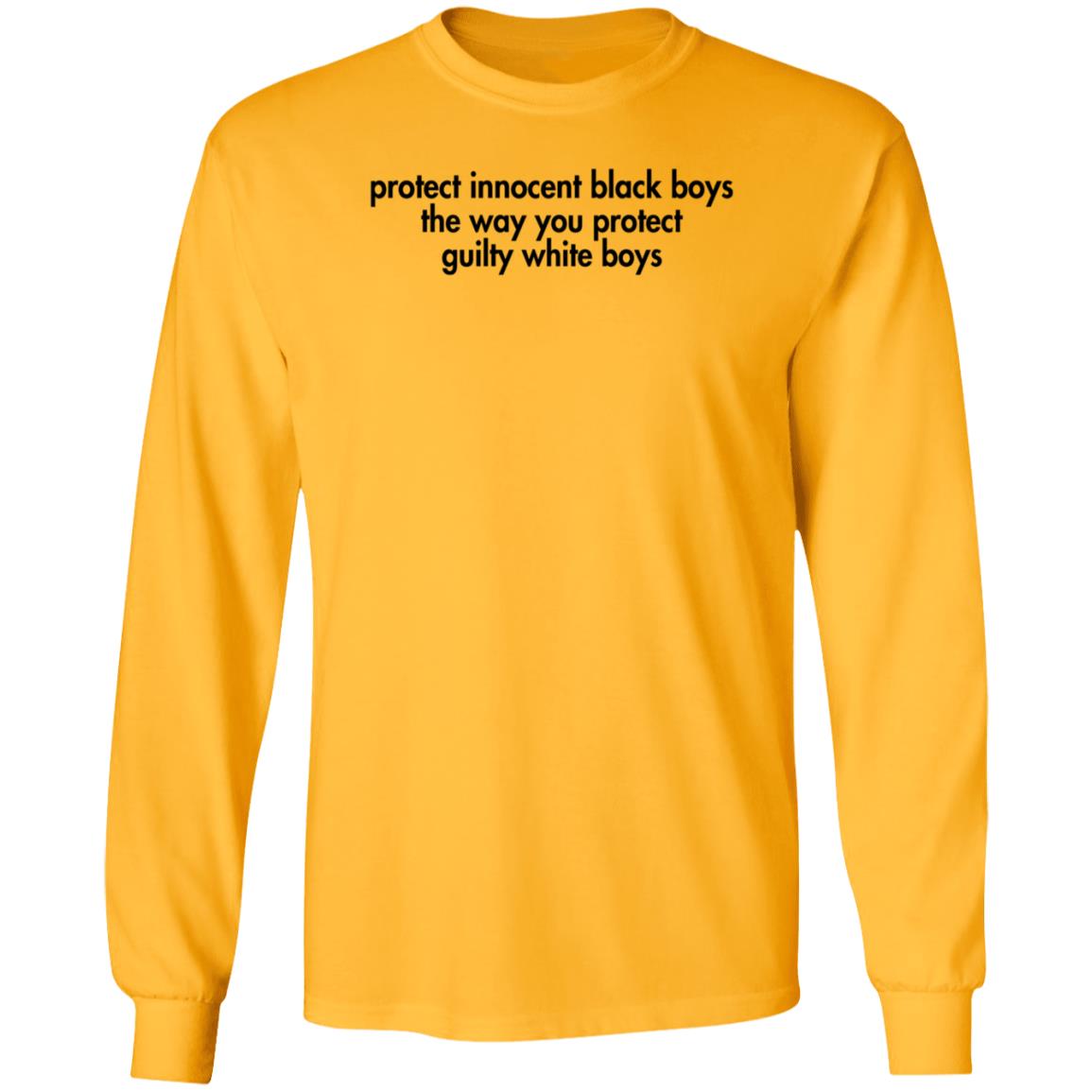 Nursekelsey Protect Innocent Black Boys The Way You Protect Guilty White Boys Shirt - Teechipus