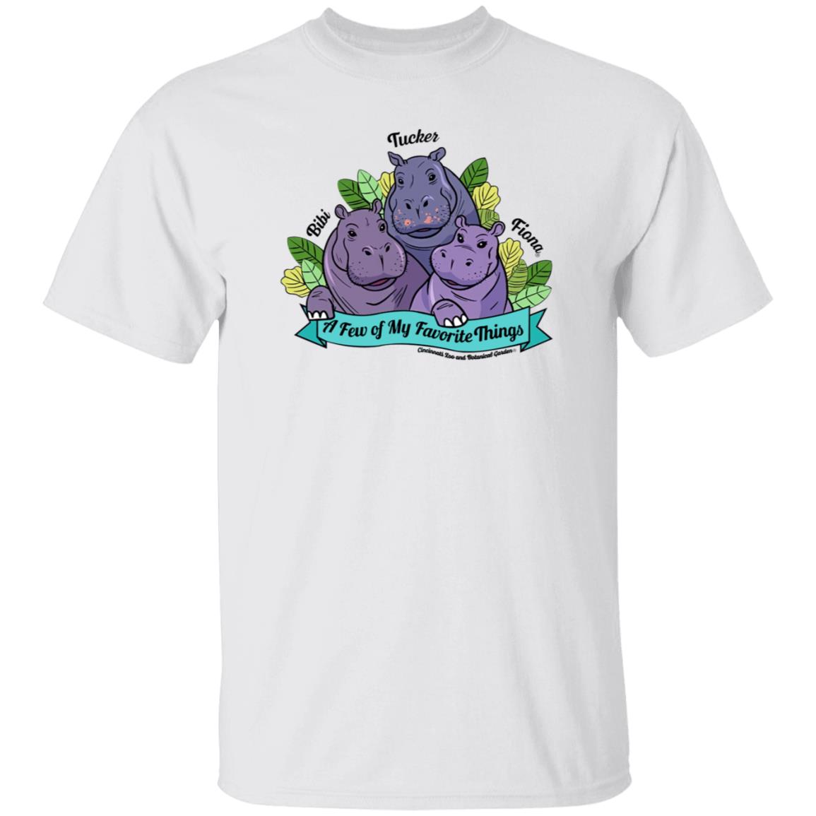 Favorite Hippo Trio Shirt Hoodie Sweatshirt - Teechipus