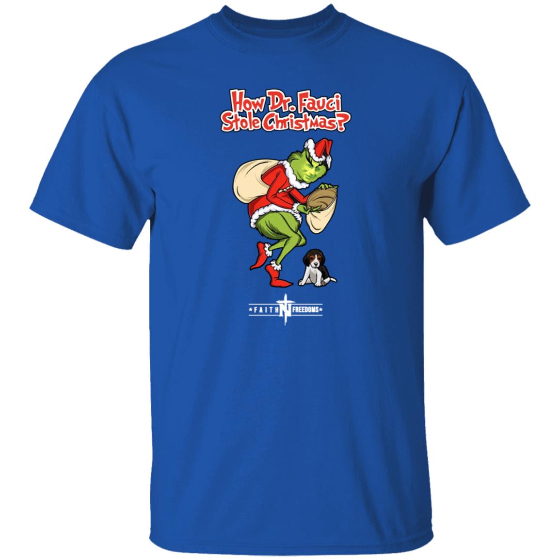 Matt Couch How Dr Fauci Stole Christmas Shirt Faithnfreedoms Merch - Teechipus