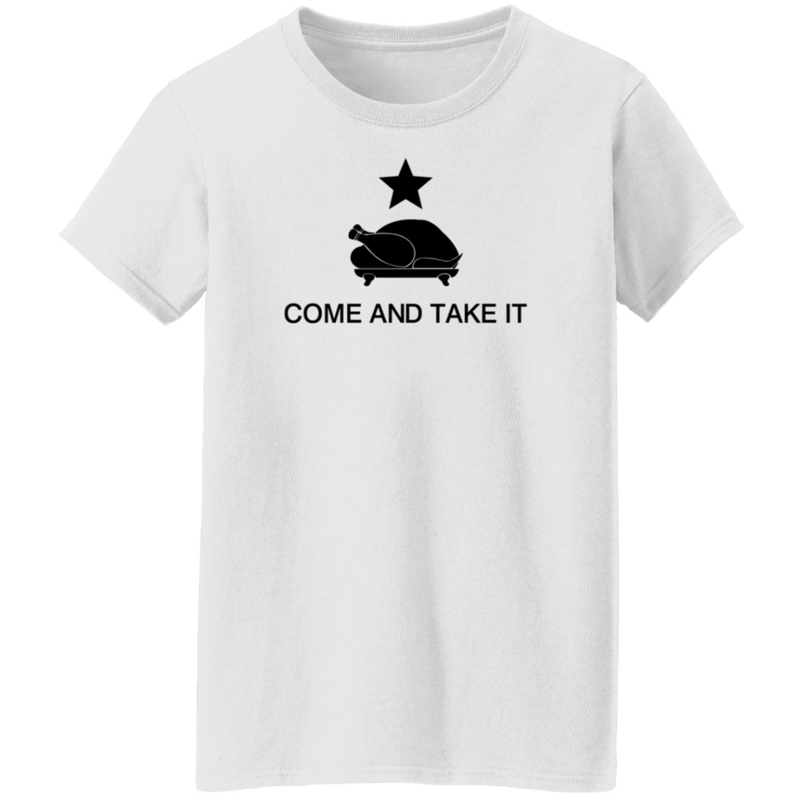 Katie Pavlich Chicken Come And Take It Shirt - Teechipus