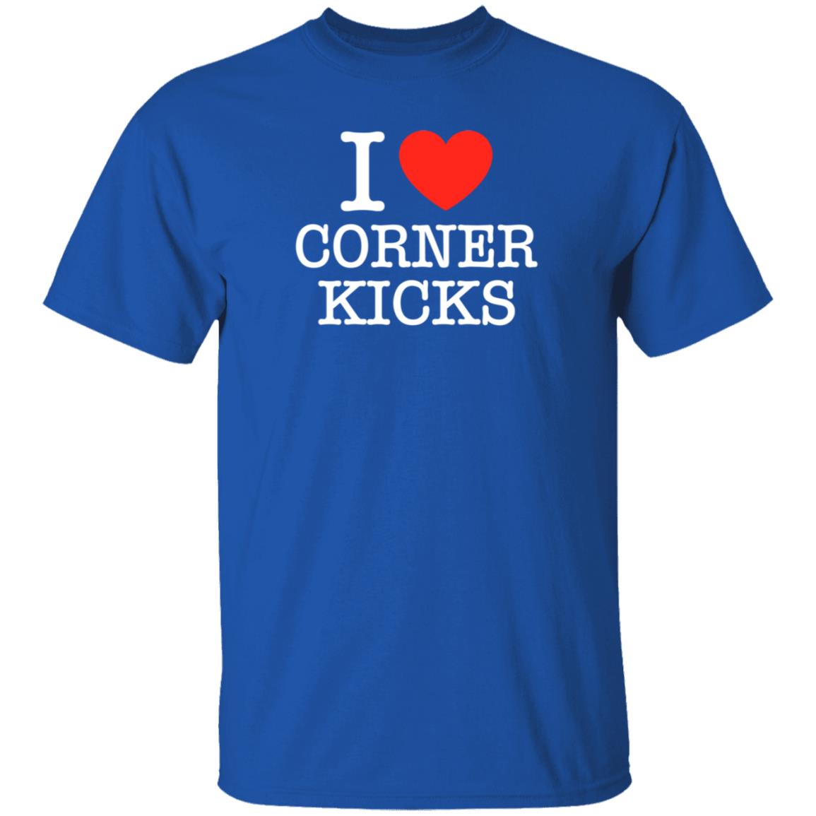I Love Corner Kicks Shirt BarstoolBigCat - Teechipus