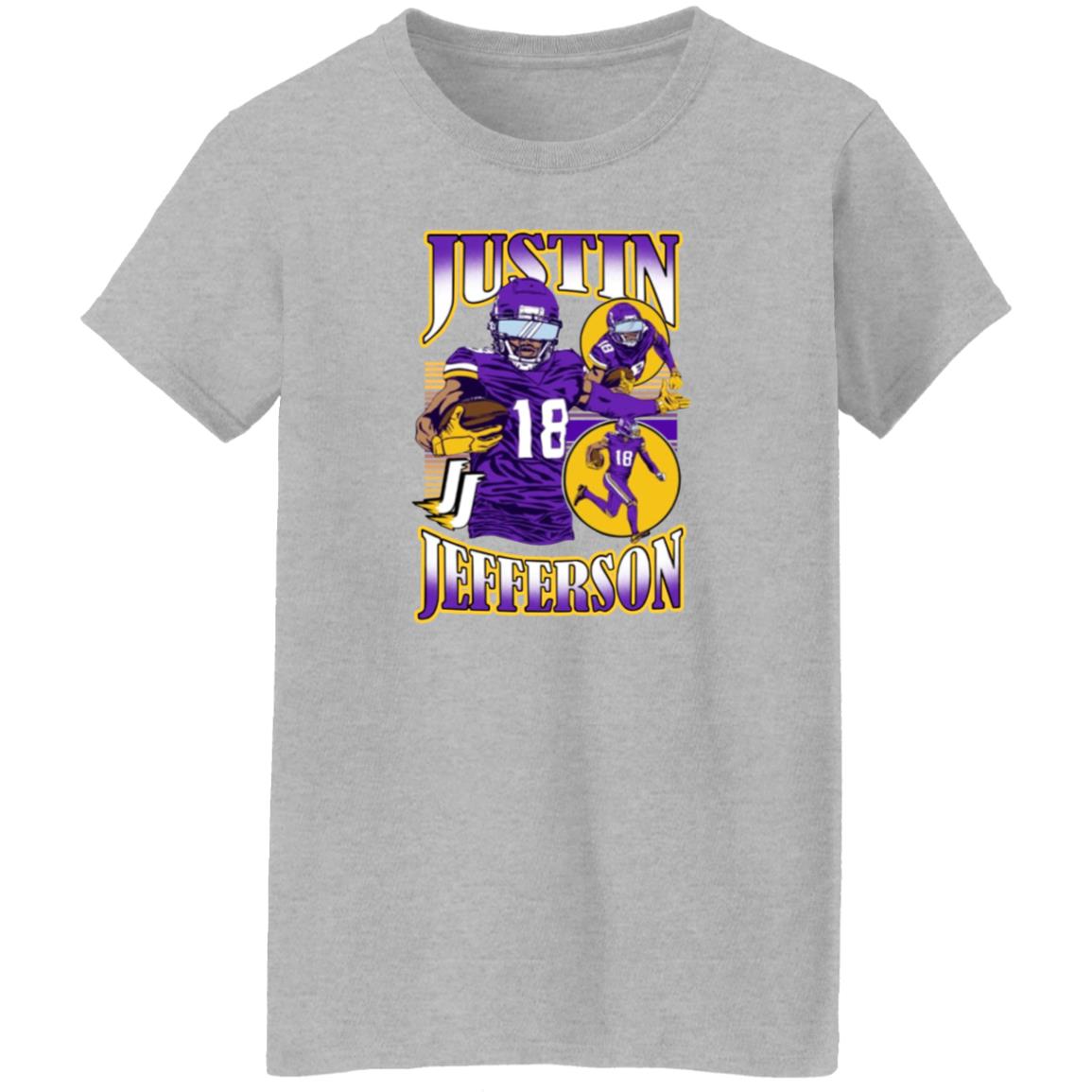 Justin Jefferson Hoodie Jjettas Store Jjettas Highlights Hoodie - Teechipus