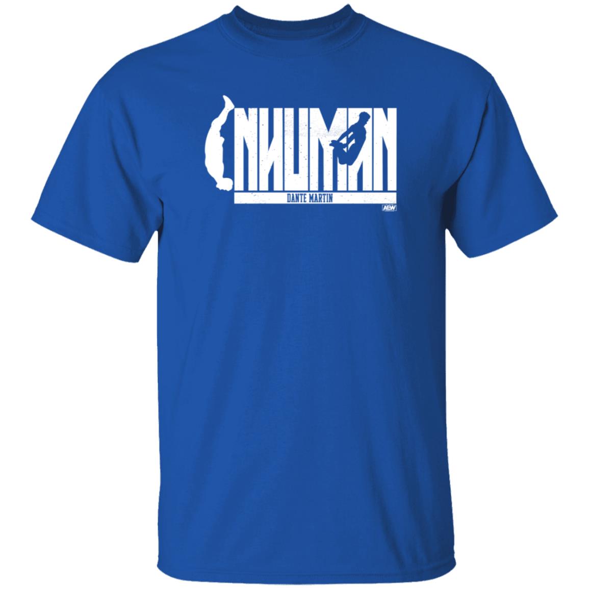 Shop Aew Dante Martin Inhuman Shirt Hoodie Sweatshirt Aewfullgear - Teechipus
