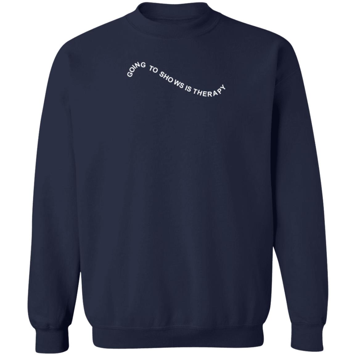 Going To Shows Is Therapy Hoodie Blacktigersexmachine Store - Teechipus
