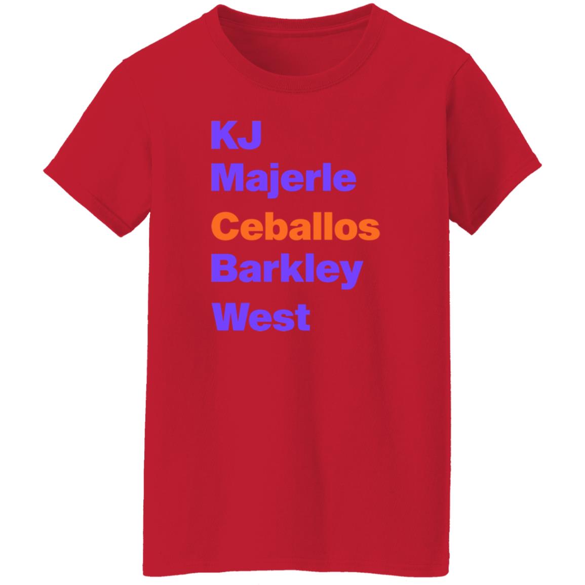 Cedric Ceballos Kj Majerle Ceballos Barkley West Shirt Hoodie Sweatshirt - Teechipus