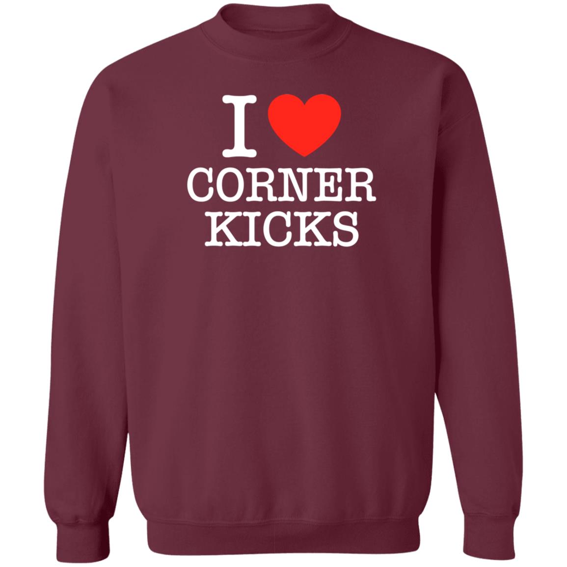 I Love Corner Kicks Shirt BarstoolBigCat - Teechipus