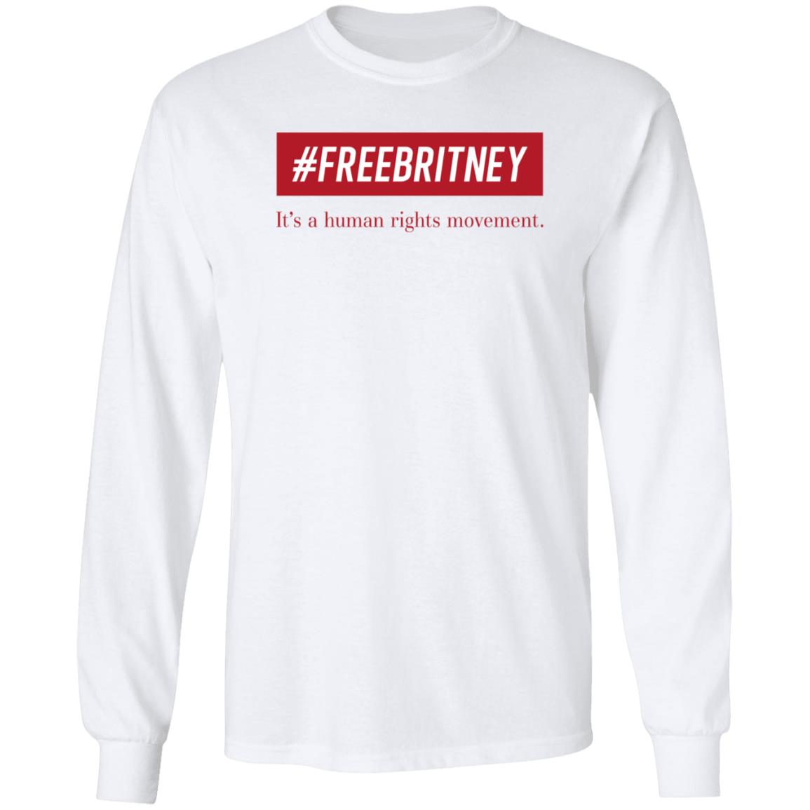 #Freebritney It's A Human Rights Movement Shirt Britney Spears - Teechipus