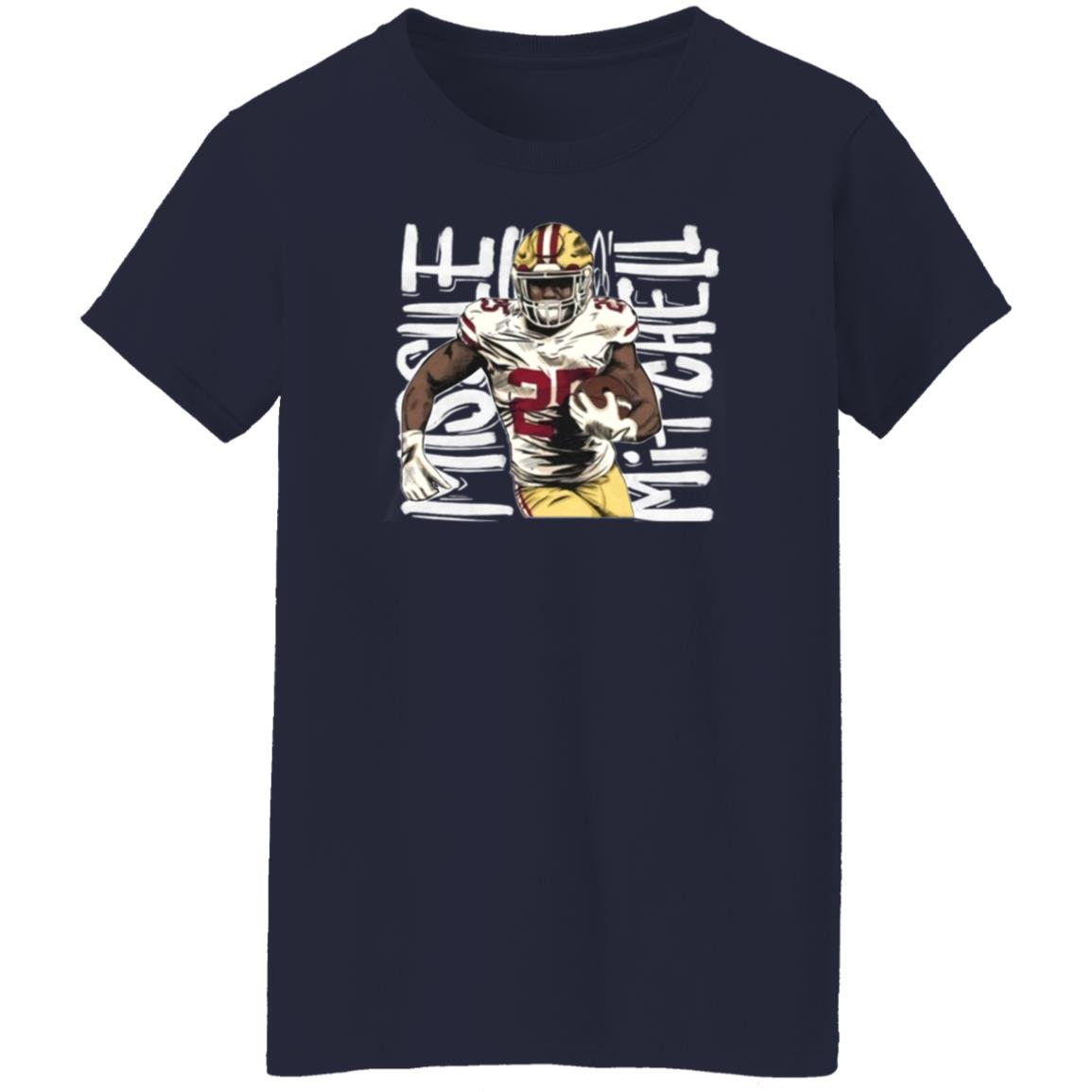 George Kittle Wearing Elijah Mitchell Shirt 49Ers - Teechipus