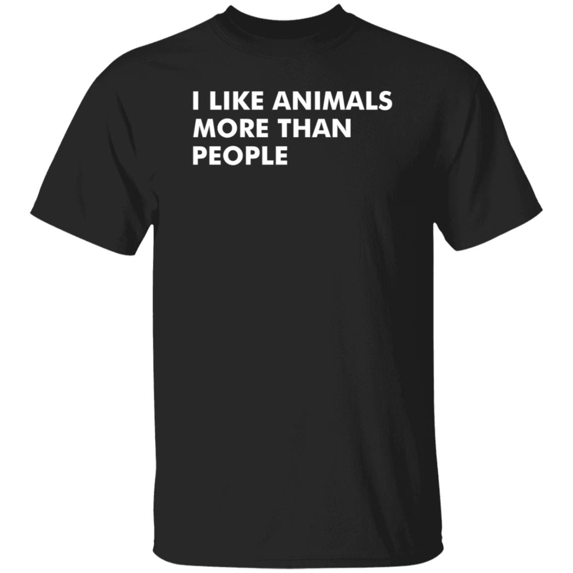 I Like Animals More Than People Shirt The Vegan Vibe Store I Like Animals Shirt - Teechipus
